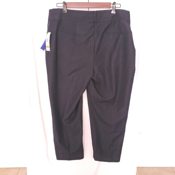 Peter Nygard Navy Blue Straight Formal Pants Plus Size 14 - Picture 12 of 15